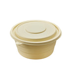 Biodegradable Corn Starch Round Takeout Bowls | 17oz-51oz Multi-Size | 500pcs/Case