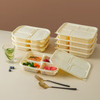 Multi-Compartment Corn Starch Disposable Takeout Containers | 300pcs