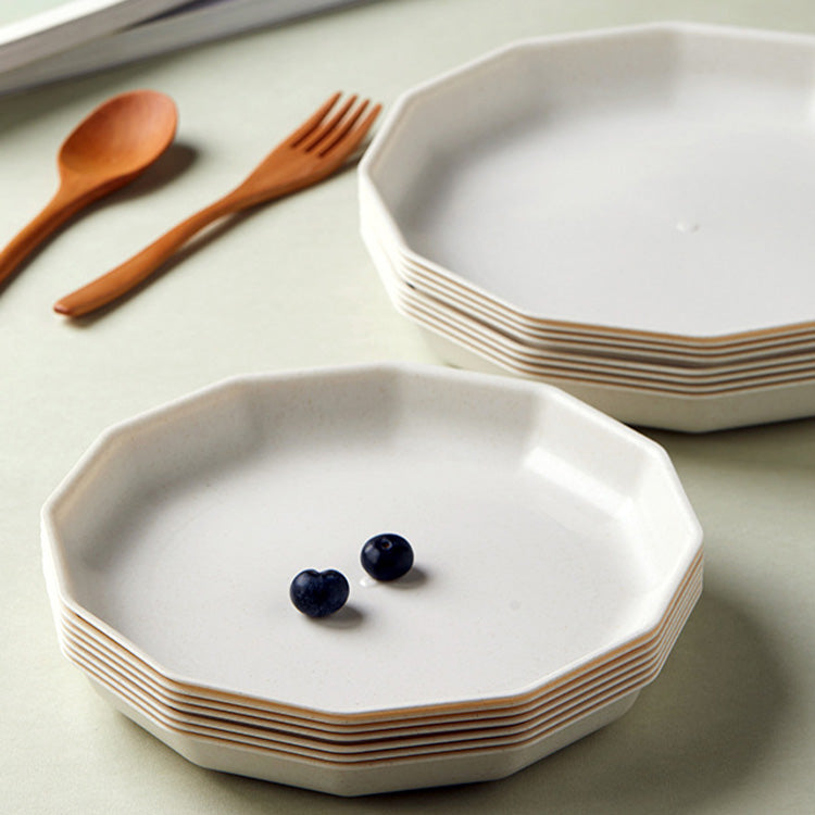 Eco-Friendly Rice Husk Lotus & Square Plates Biodegradable Dinnerware