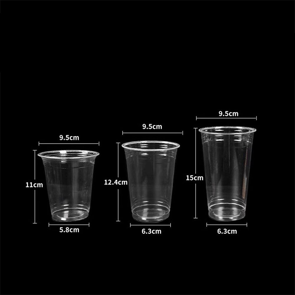 9oz~20oz Disposable PLA Compostable Clear Coffee Juice Cups