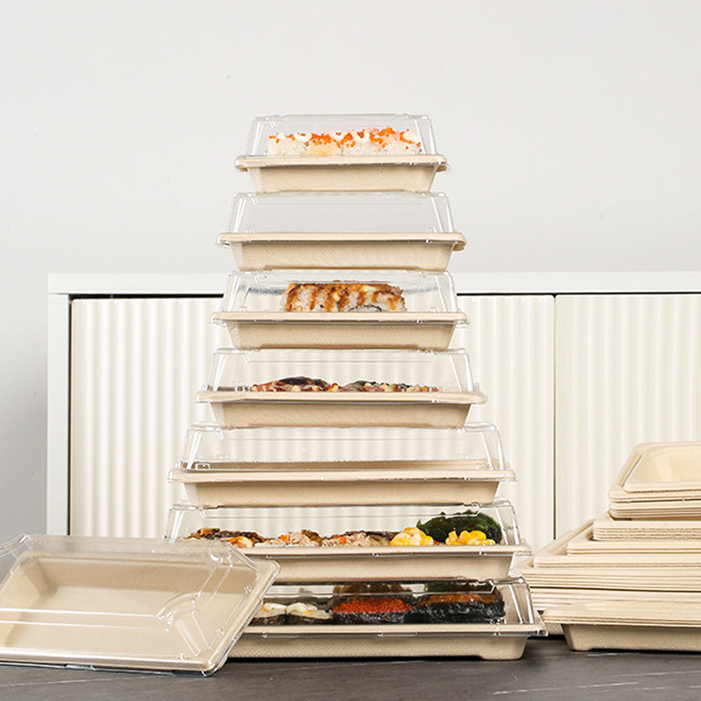 Biodegradable Disposable Sushi Takeout Boxes