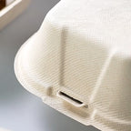 Disposable Paper Pulp Burger & Cake Boxes - 4 & 6 Inch Biodegradable Takeout Containers 丨 900 pcs