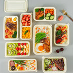 Disposable eco-friendly corn starch food container 400 pieces