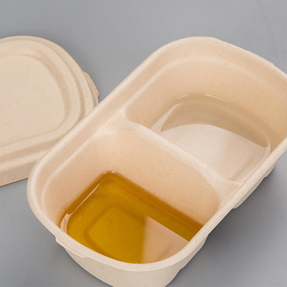 Disposable Paper Pulp Takeout Containers - Multi-Size Options 500ml-1000ml 丨 800 pcs
