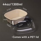 Disposable paper pulp fruit salad box | Eco-friendly and biodegradable丨600 pcs
