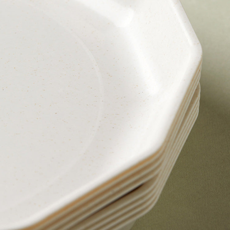 Eco-Friendly Rice Husk Lotus & Square Plates Biodegradable Dinnerware