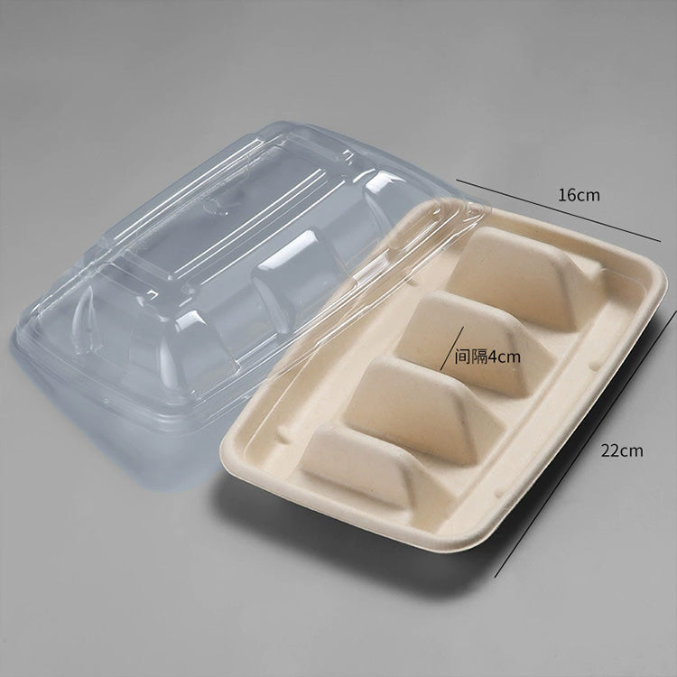 Biodegradable Disposable Taco Holders - Pulp Party Packaging Boxes丨300 pcs