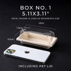 Biodegradable Disposable Sushi Takeout Boxes