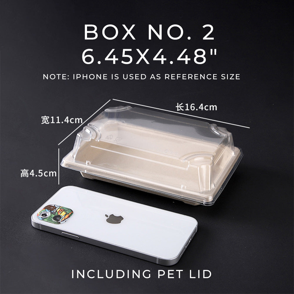 Biodegradable Disposable Sushi Takeout Boxes