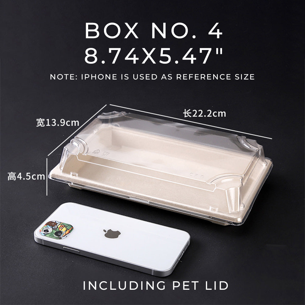 Biodegradable Disposable Sushi Takeout Boxes