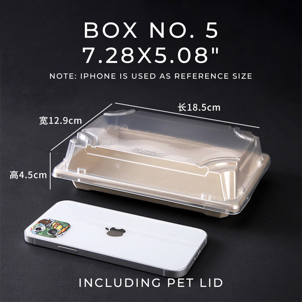Biodegradable Disposable Sushi Takeout Boxes