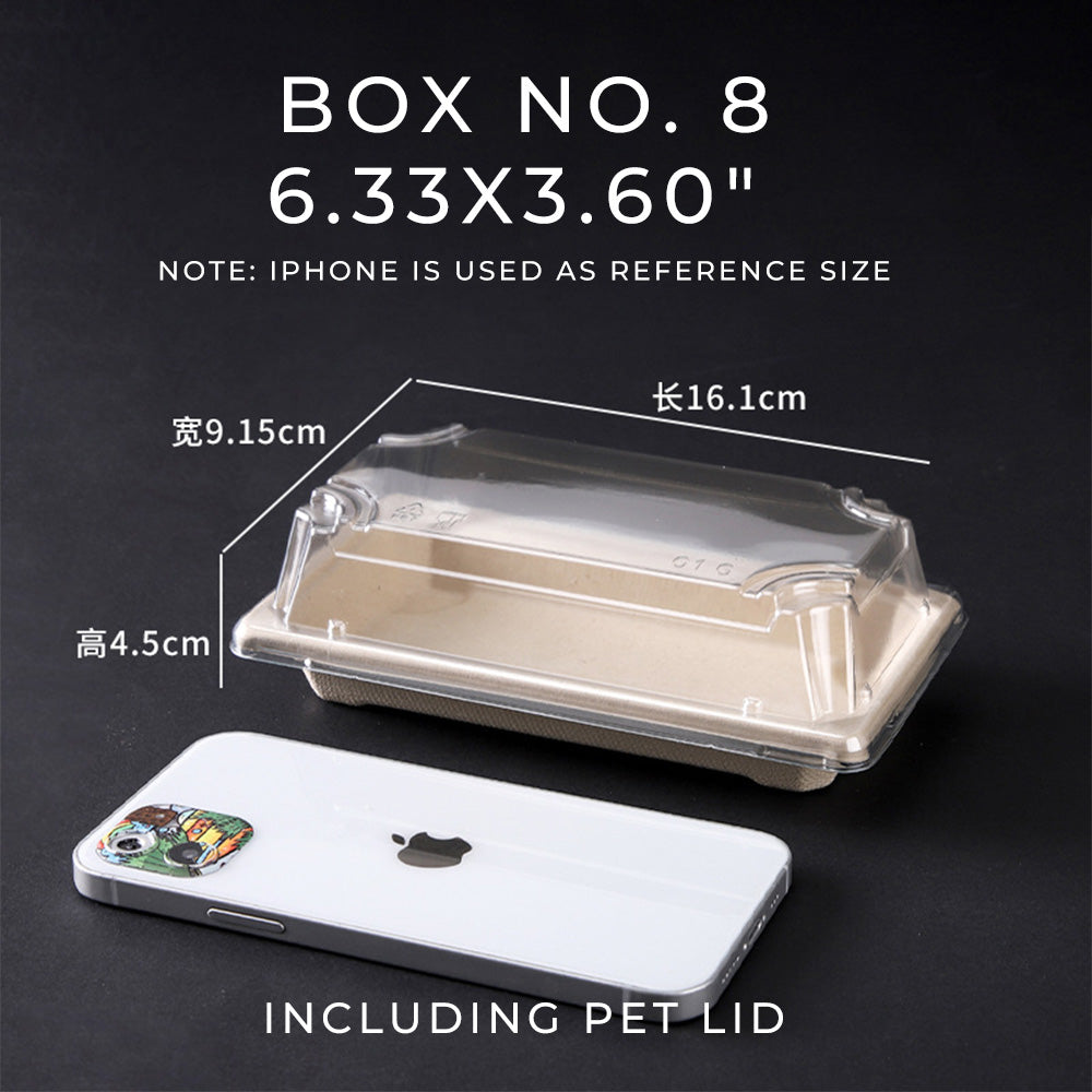 Biodegradable Disposable Sushi Takeout Boxes