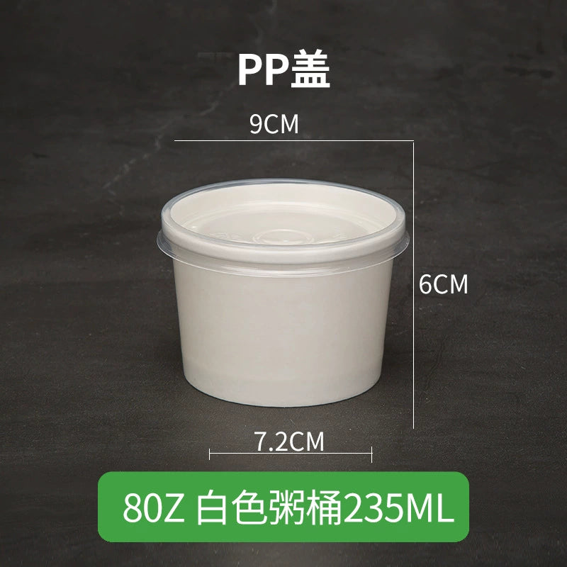 Disposable Kraft Paper Food Containers - Leak-Proof Soup Bowls for Takeout 丨1000 pcs
