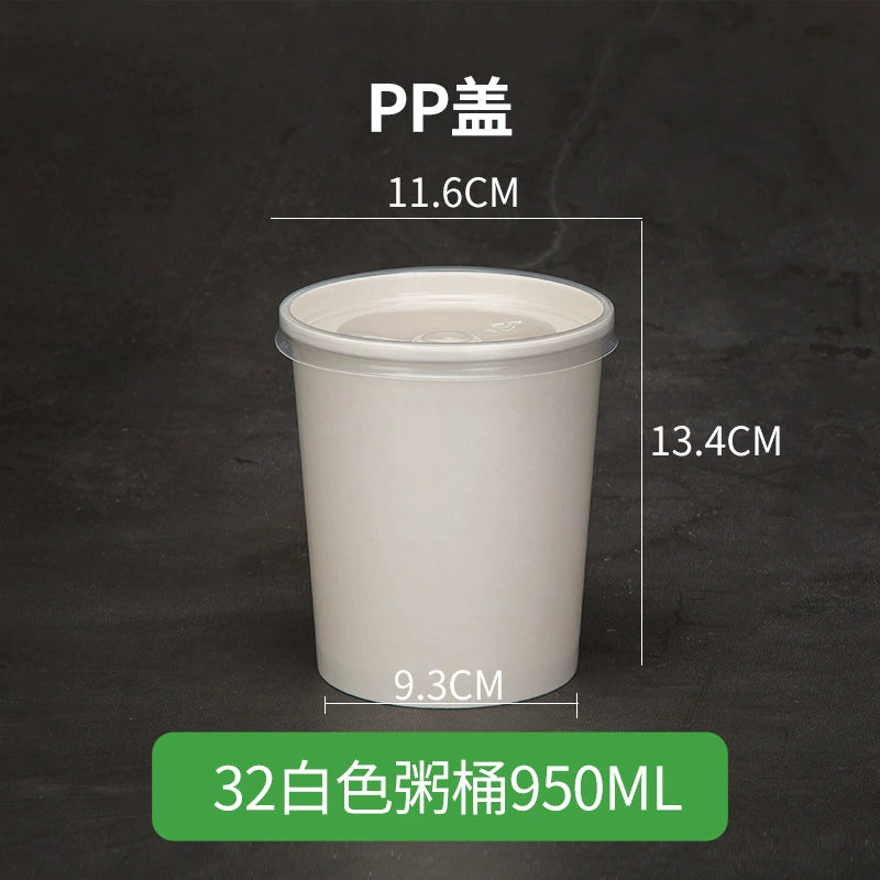 Disposable Kraft Paper Food Containers - Leak-Proof Soup Bowls for Takeout 丨1000 pcs