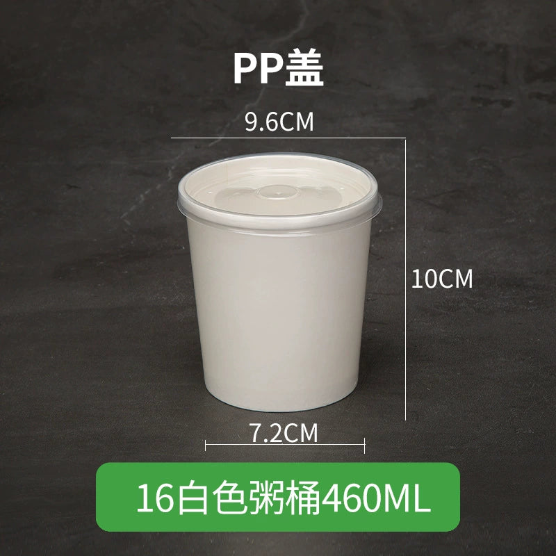 Disposable Kraft Paper Food Containers - Leak-Proof Soup Bowls for Takeout 丨1000 pcs