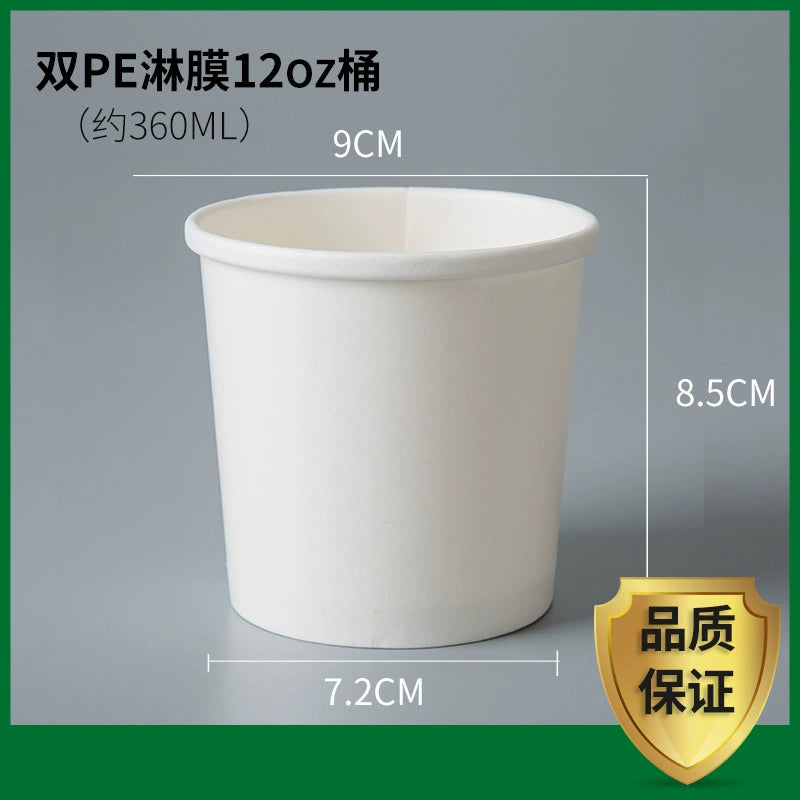 Disposable Kraft Paper Food Containers - Leak-Proof Soup Bowls for Takeout 丨1000 pcs