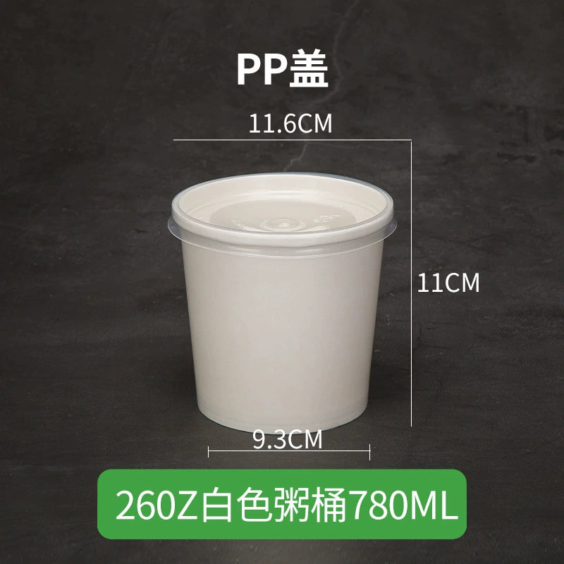 Disposable Kraft Paper Food Containers - Leak-Proof Soup Bowls for Takeout 丨1000 pcs