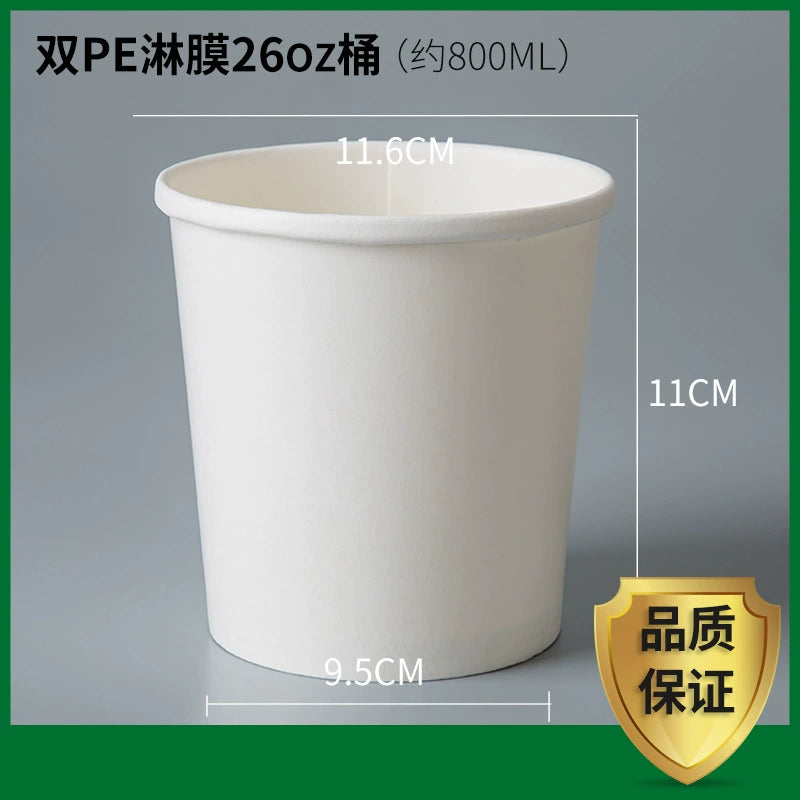 Disposable Kraft Paper Food Containers - Leak-Proof Soup Bowls for Takeout 丨1000 pcs