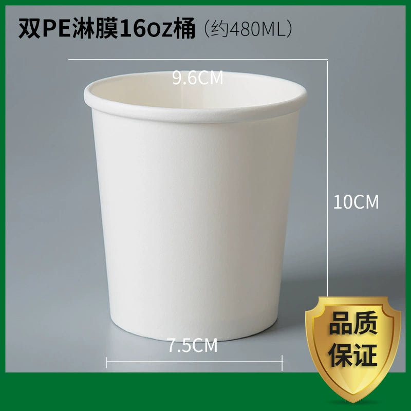 Disposable Kraft Paper Food Containers - Leak-Proof Soup Bowls for Takeout 丨1000 pcs