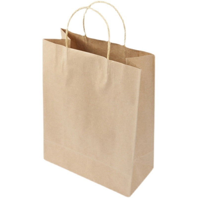 Premium Kraft Paper Bags with Twisted Handles - Eco-Friendly Coffee & Gift Bags